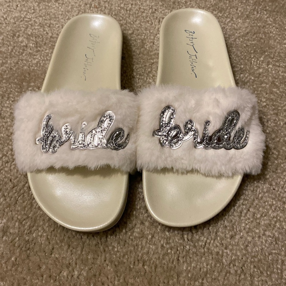 Betsy Johnson Bridal Slides